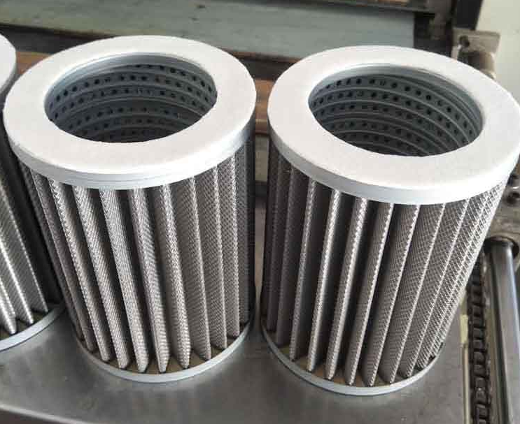 304 Stainless Steel Wholesale Manufacture stainless steel pleated woven wire mesh filter candle cartridge