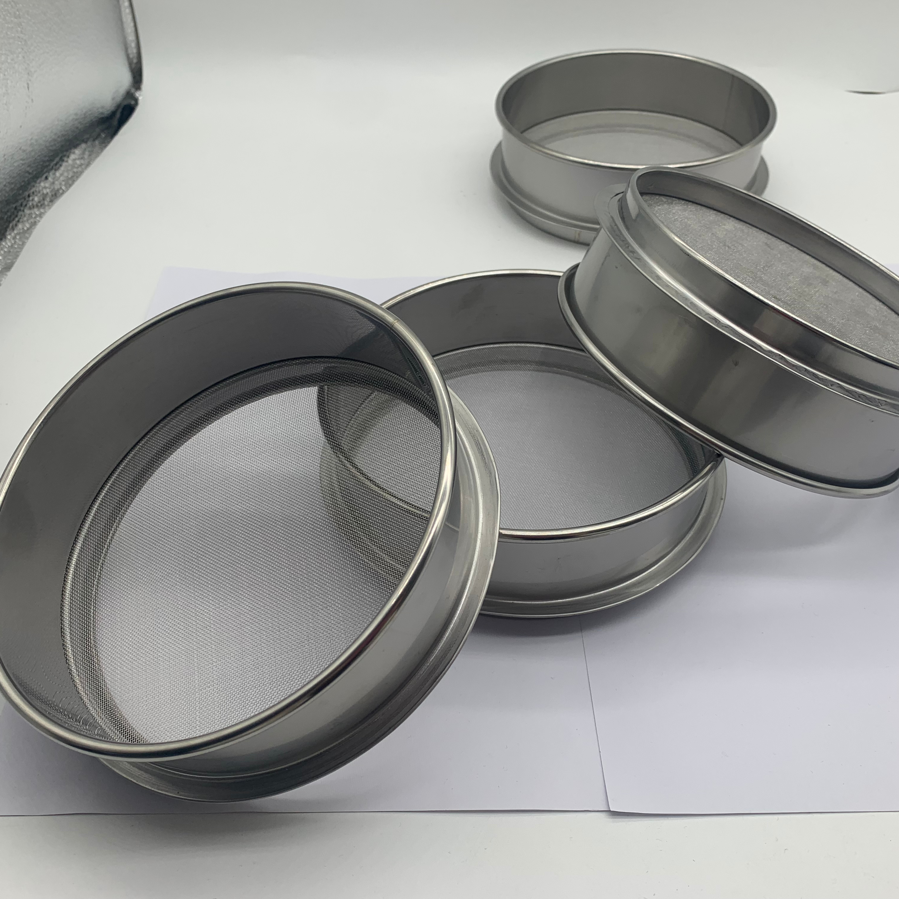 high quality  Customized 10 20 50 100 Micron flour sieve  Wire Mesh ,Perforated Metal Sifters Lab Test Sieve