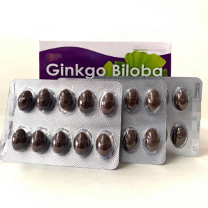 OEM Ginkgo Biloba Pills and Herbal Leaf Supplement Supports Brain Function Mental Alertness Ginkgo Biloba Extract Soft Capsule