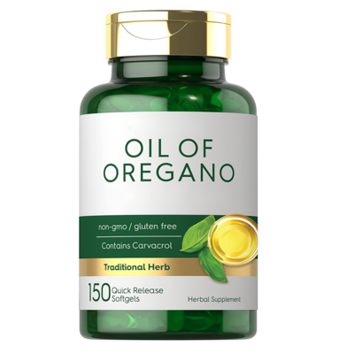 Oregano Oil Max Potency Softgel Capsules Contains Carvacrol Traditional Herb Extra Healthcare Supplement