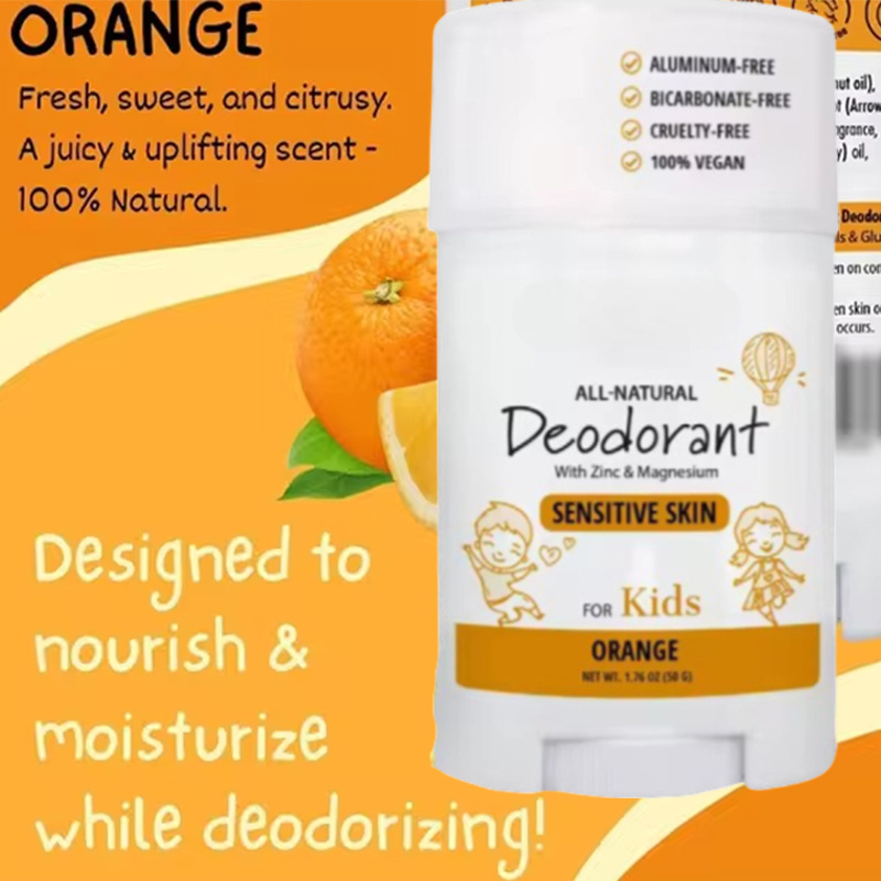 Manufacturer Private Label Natural Sensitive Skin formula Deodorant Baking Soda Free Aluminum Free 48 Hour Protection Kid