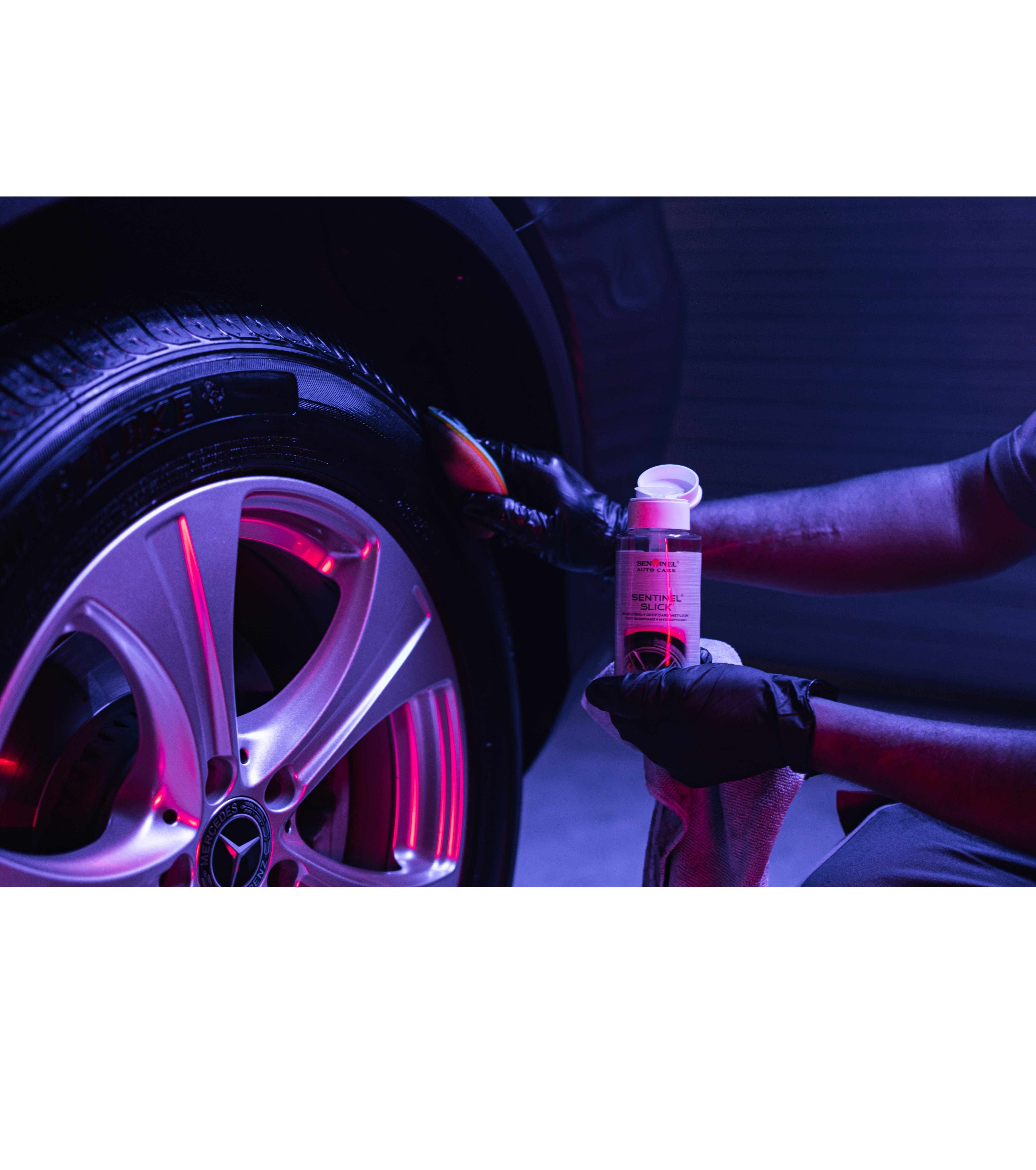 Liquid Type Vehicle Accessories Autocare Dirt Resistance Deep Dark Wet-look Hydrophobic Effect Slick SiO2 Tire Dressing