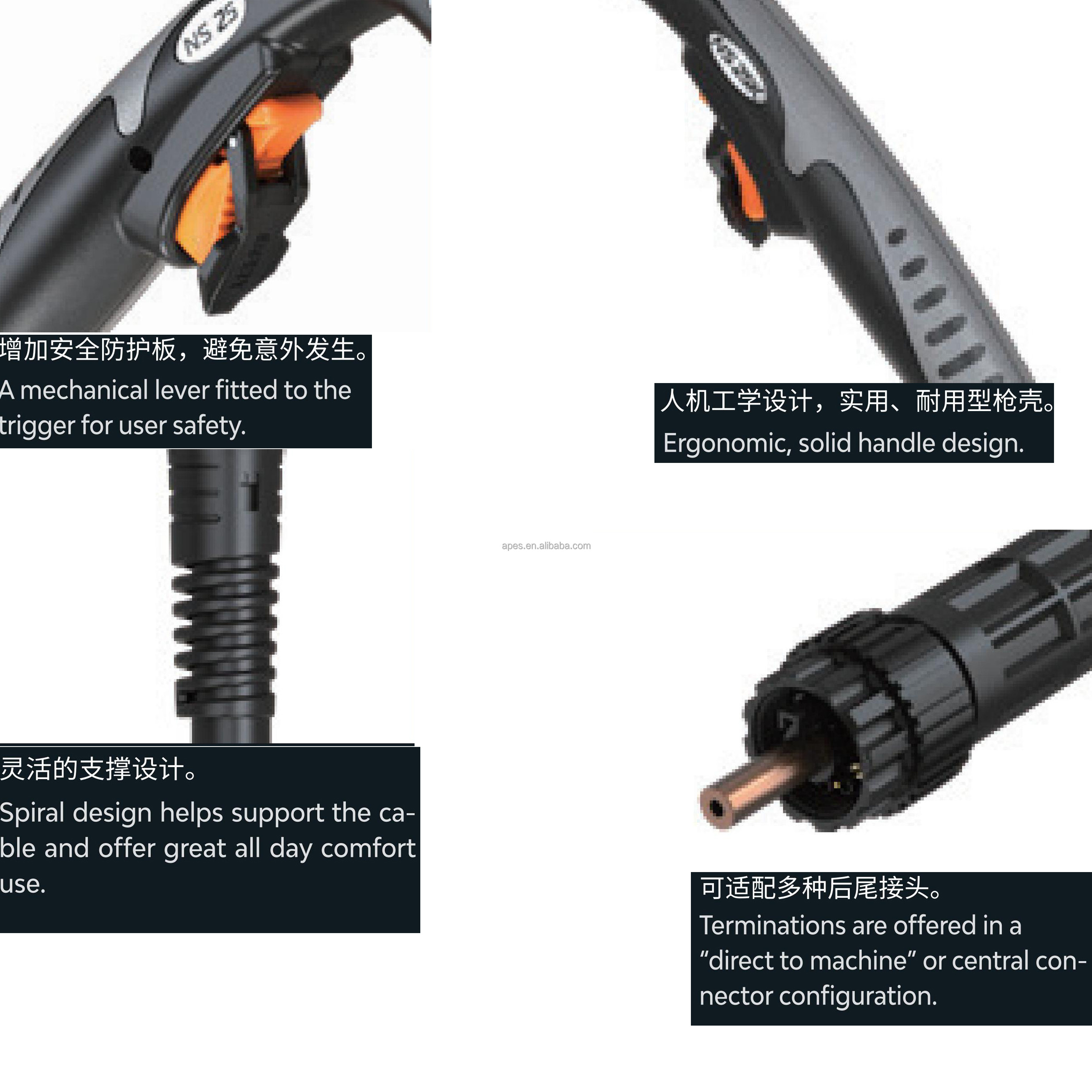 Plasma Cutter Torch S65 For Trafimet  Plasma Torch  with Euro Central Connector