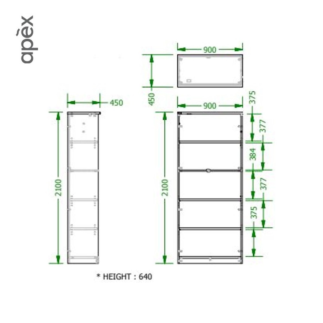 Top Sale Office Furniture Furniture Wooden Office File Storage High Cabinet Open Shelf 5 Tier File Book Shelf for School Library