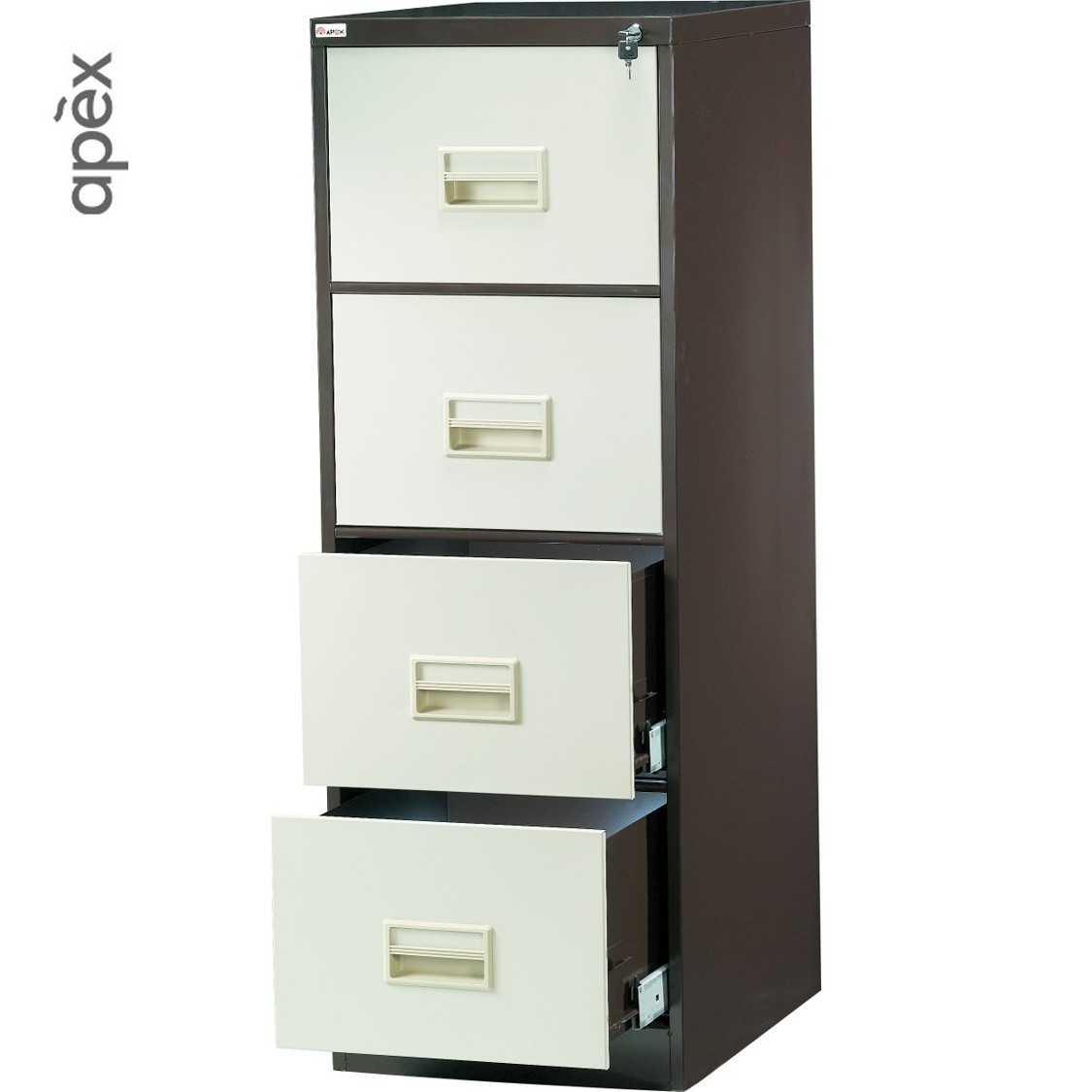 2023 New Best Selling Simple Modern Industrial Style Multifunctional Full Height Cupboard 4 Drawers Filing Cabinet With Locking