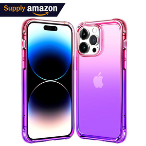 24H Delivery For iPhone 15 Case Clear Cover Not Yellowing Shockproof Phone Case for Apple iPhone 15 Pro TPU iphone case