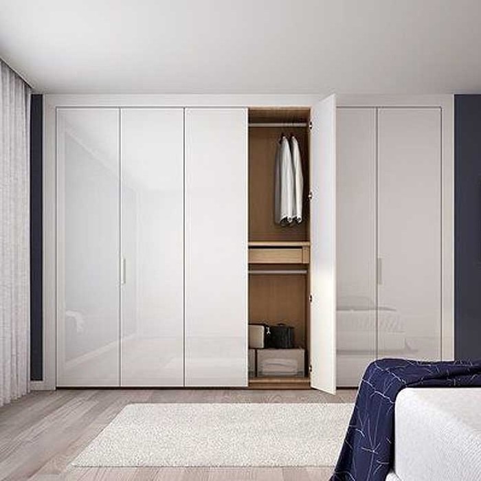 Modern custom master bedroom interiors white armoire with drawers organizers portable wardrobe closet