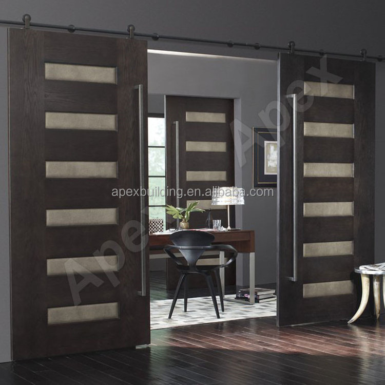 MODERN DESIGN mahogany wood teak wood entry door front door wood screen door with glass design