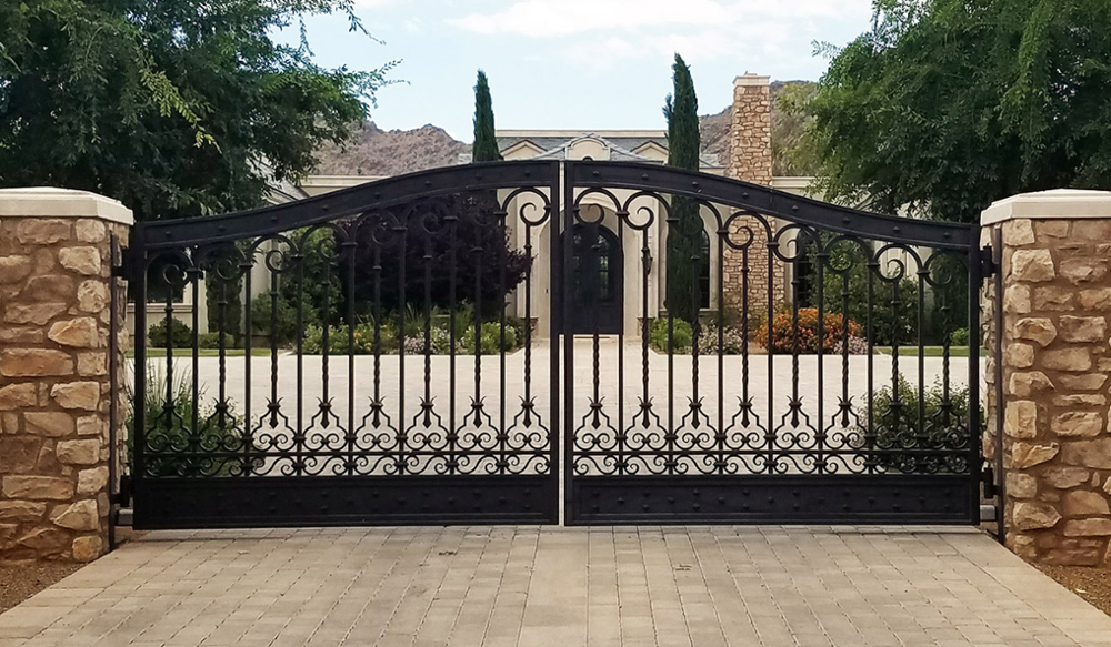 luxury wrought iron sliding front door security main gate design