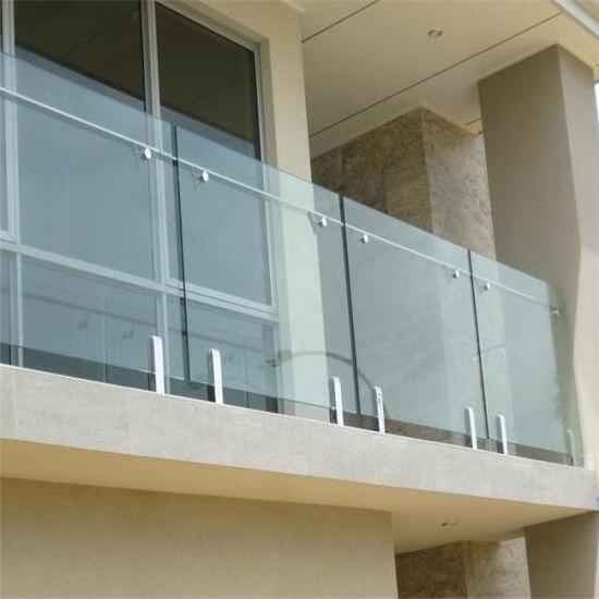 Wholesale designs glass railing for balcony with stainless steel railing ss