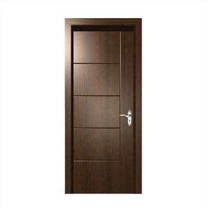 modern latest design solid wood soundproof interior doors for houses bedroom prehung walnut best flush single french wooden door