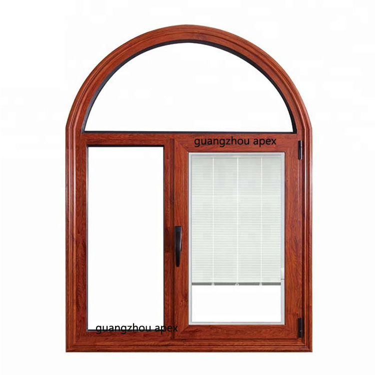 aluminum arch window design free size design