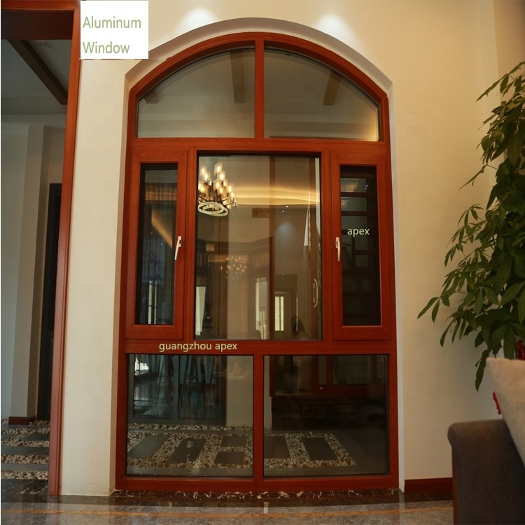 aluminum arch window design free size design