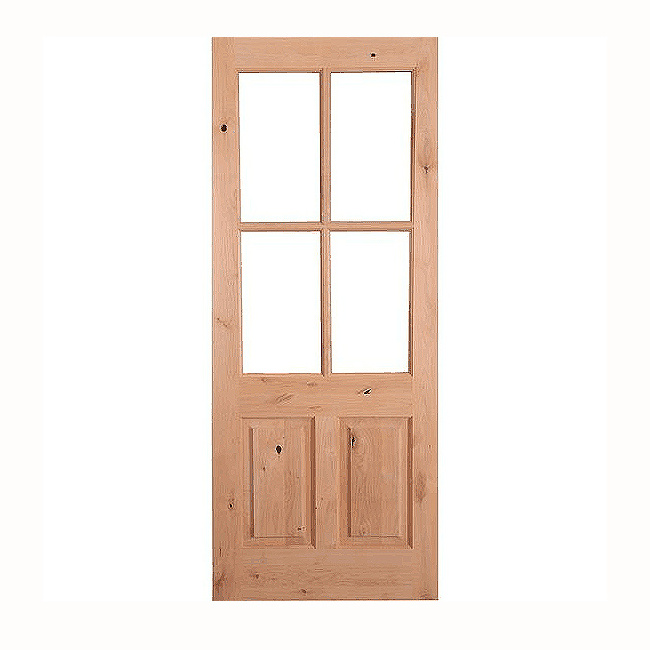 Hotel room home toilet bathroom latest design wooden frame sale decorative interior half glass pantry door