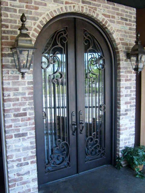 competitive price europe custom modern black residential exterior security doors homes entrance wrought iron villa door