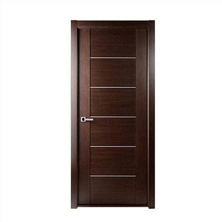 high quality luxury house bedroom doors frame single panel solid soundproof modern simple design interior wooden door