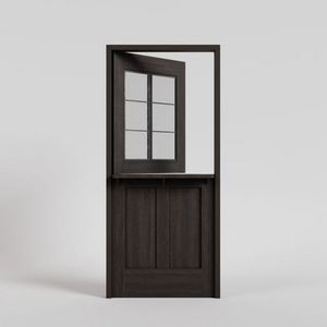 Hotel room home toilet bathroom latest design wooden frame sale decorative interior half glass pantry door