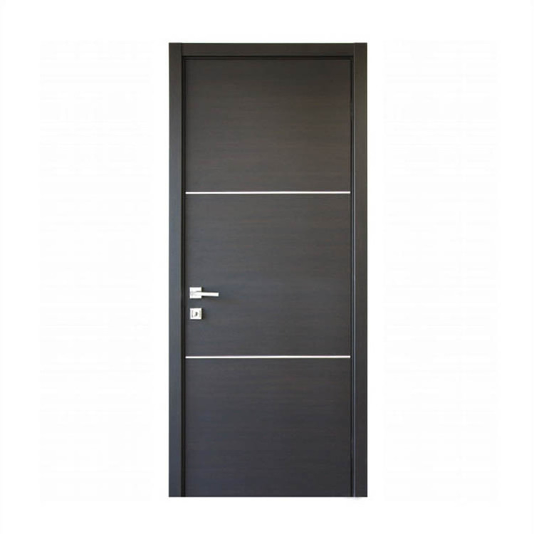 high quality luxury house bedroom doors frame single panel solid soundproof modern simple design interior wooden door