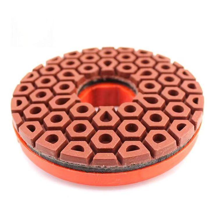 5 Inch 125mm Snail Lock Wet Polishing Pad Marble Grinding Disc Abrasive Block For Granite Polishing and Edge Tools