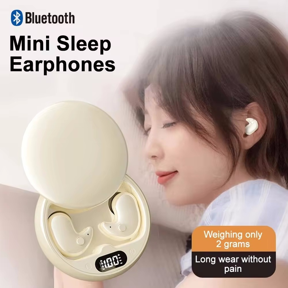 2024 hot selling mini earphone Wireless Bluetooth 5.3 Mini LED Display Stereo Earbuds Gaming Headset hearing aid auriculares