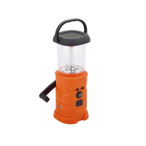 Multi-function Dynamo Solar Lantern outdoor led solar camping lantern light with radio