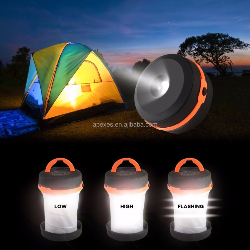 Portable Outdoor 3pcs AA Battery Operated folding flashlight lantern As Seen On TV LED Lantern