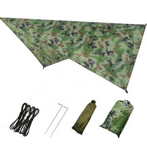 Factory Price new arrival 230*140CM outdoor tarps hammock cover rain fly tarp