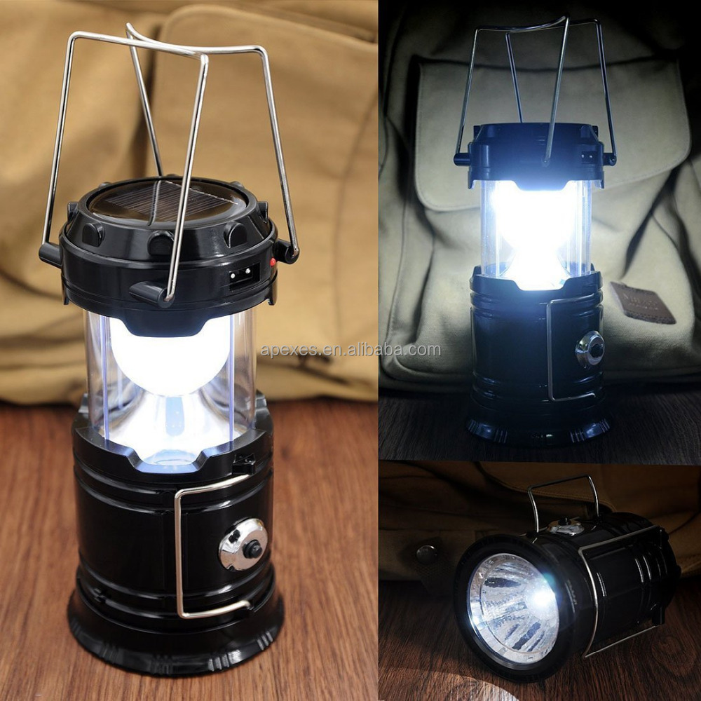 Wholesale portable USB Flashlight Lantern adventurer rechargeable led camping lantern