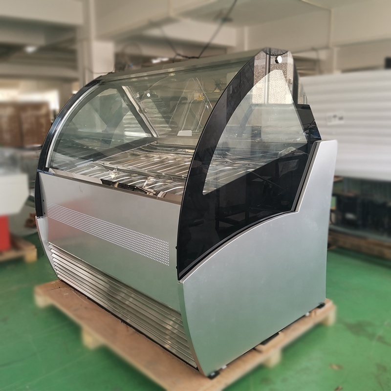 Oem Luxury Ice Cream Display Food Grade Popsicle Cabinet Freezer For Sale