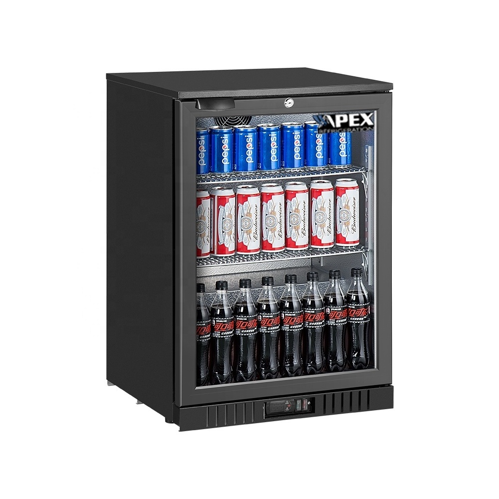 130L Under Counter Fridge mini bar frigo/display refrigerador/beverage frigobar drink Coolers