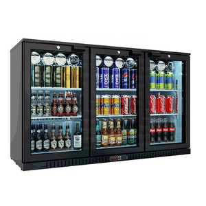 APEX 2 Or 3 Doors Beer Fridge Commercial Refrigerator with Led Lock & Key