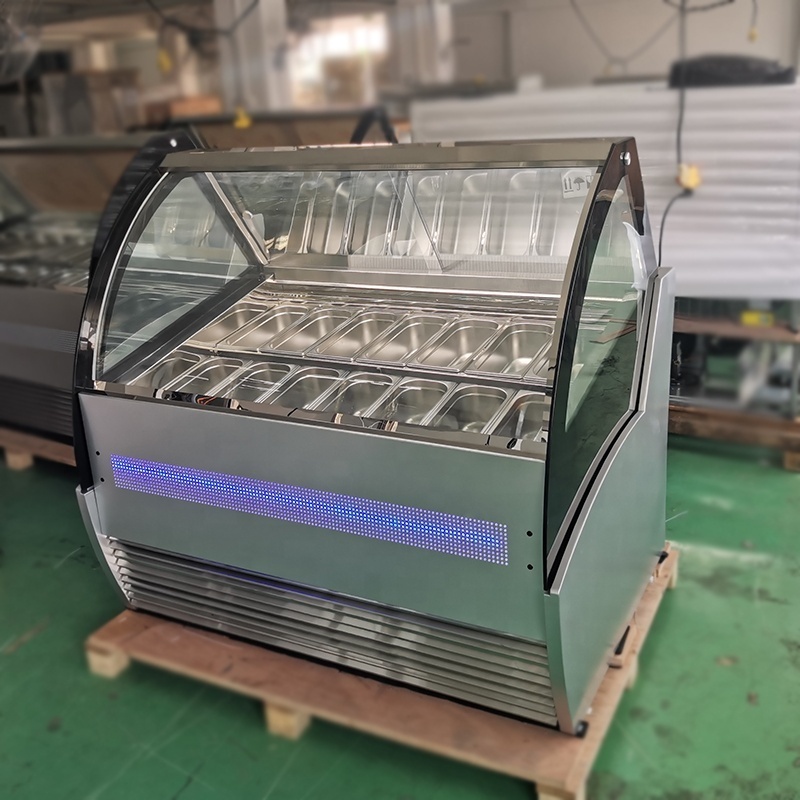 Oem Luxury Ice Cream Display Food Grade Popsicle Cabinet Freezer For Sale