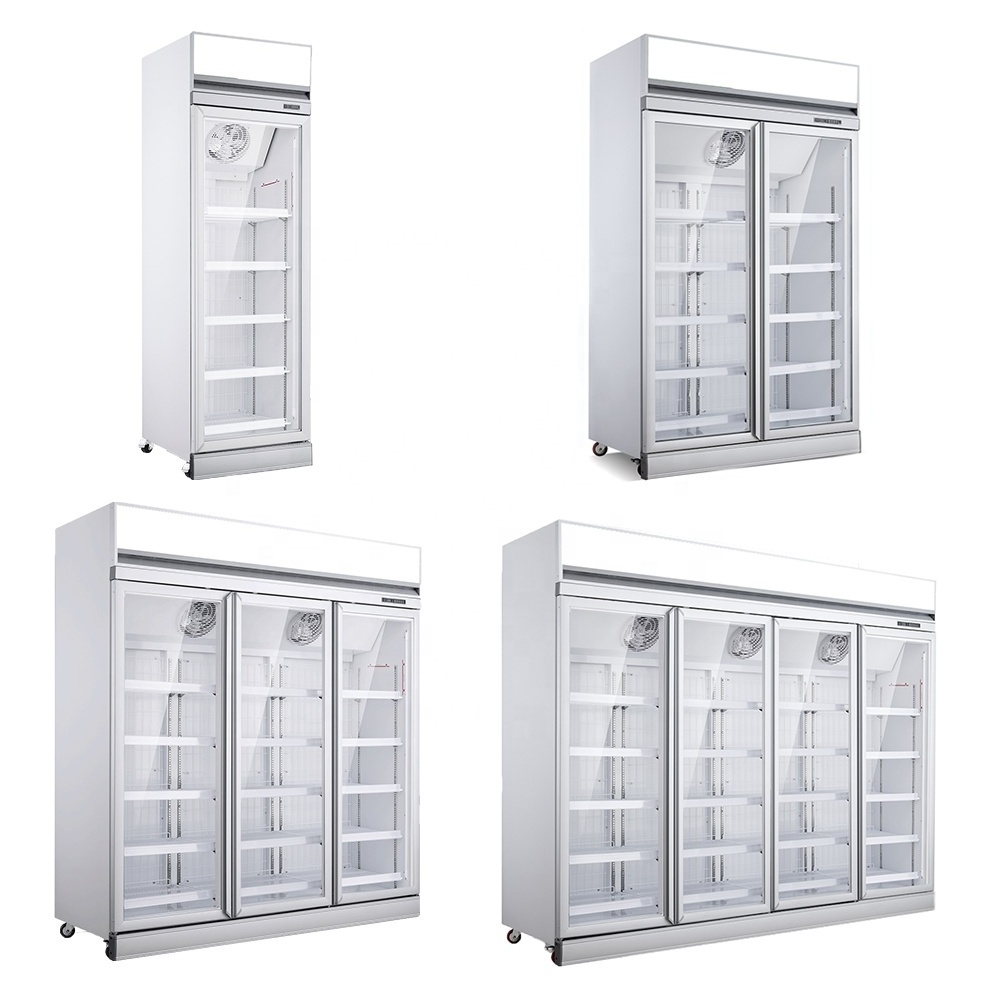 Apex Super Makert Freezer Showcase Produce Refrigerator Commercial Refrigerator Display Vertical Freezer