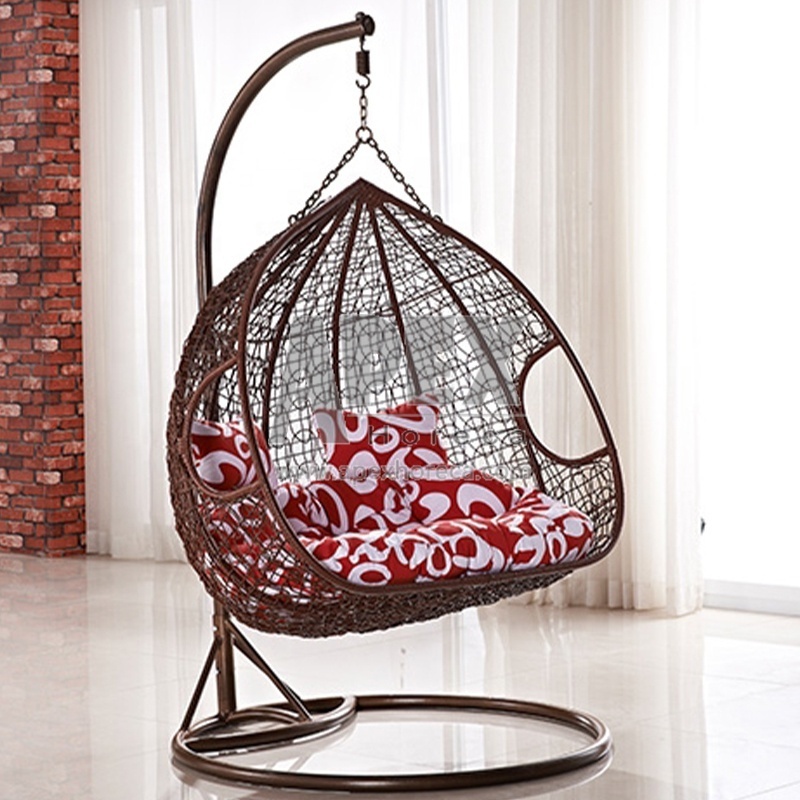 Costly egg shaped indoor outdoor PE rattan swing chair for garden patio Home Hanging Chair