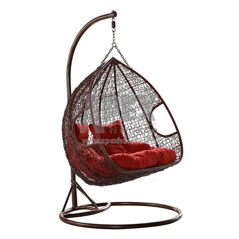 Costly egg shaped indoor outdoor PE rattan swing chair for garden patio Home Hanging Chair