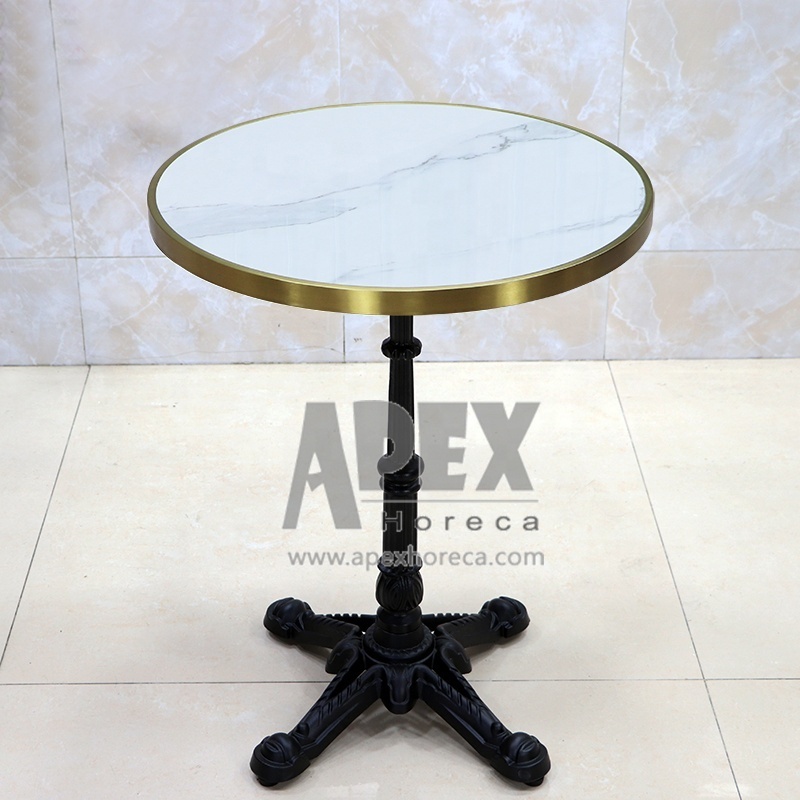 Stainless steel plated chrome round table base for restaurant table for coffee table foot