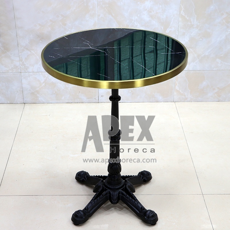 Stainless steel plated chrome round table base for restaurant table for coffee table foot