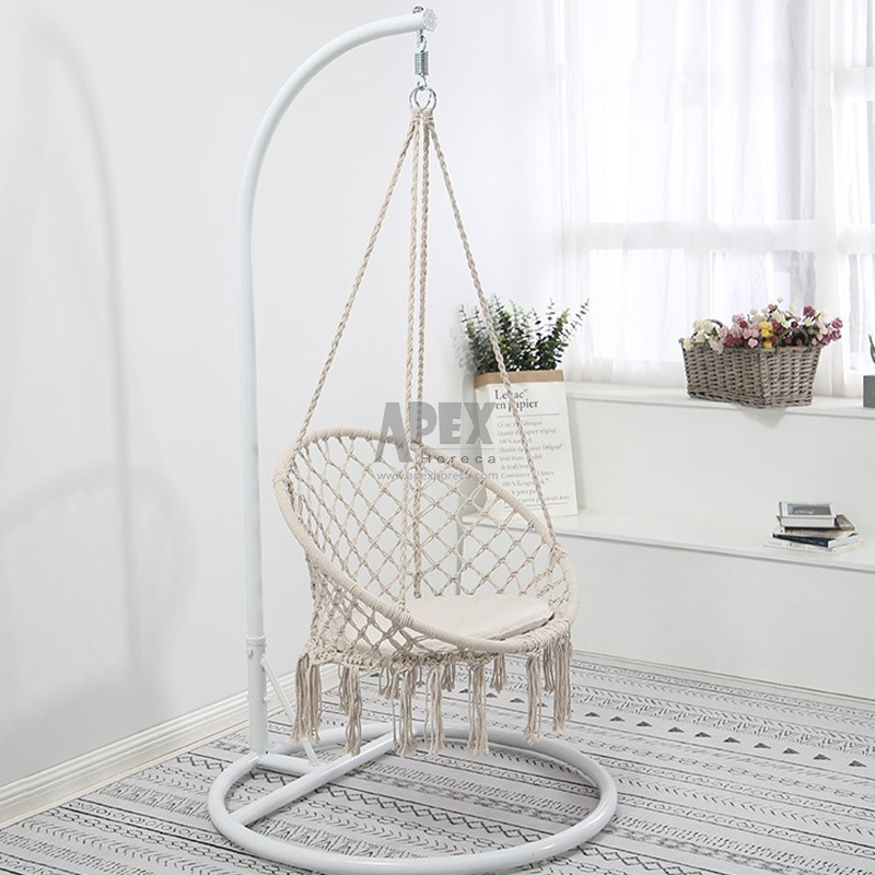 Latest Swing Chair Hammock Chair with Large Hanging Swing Chair  for Indoor & Outdoor Use w/Backrest