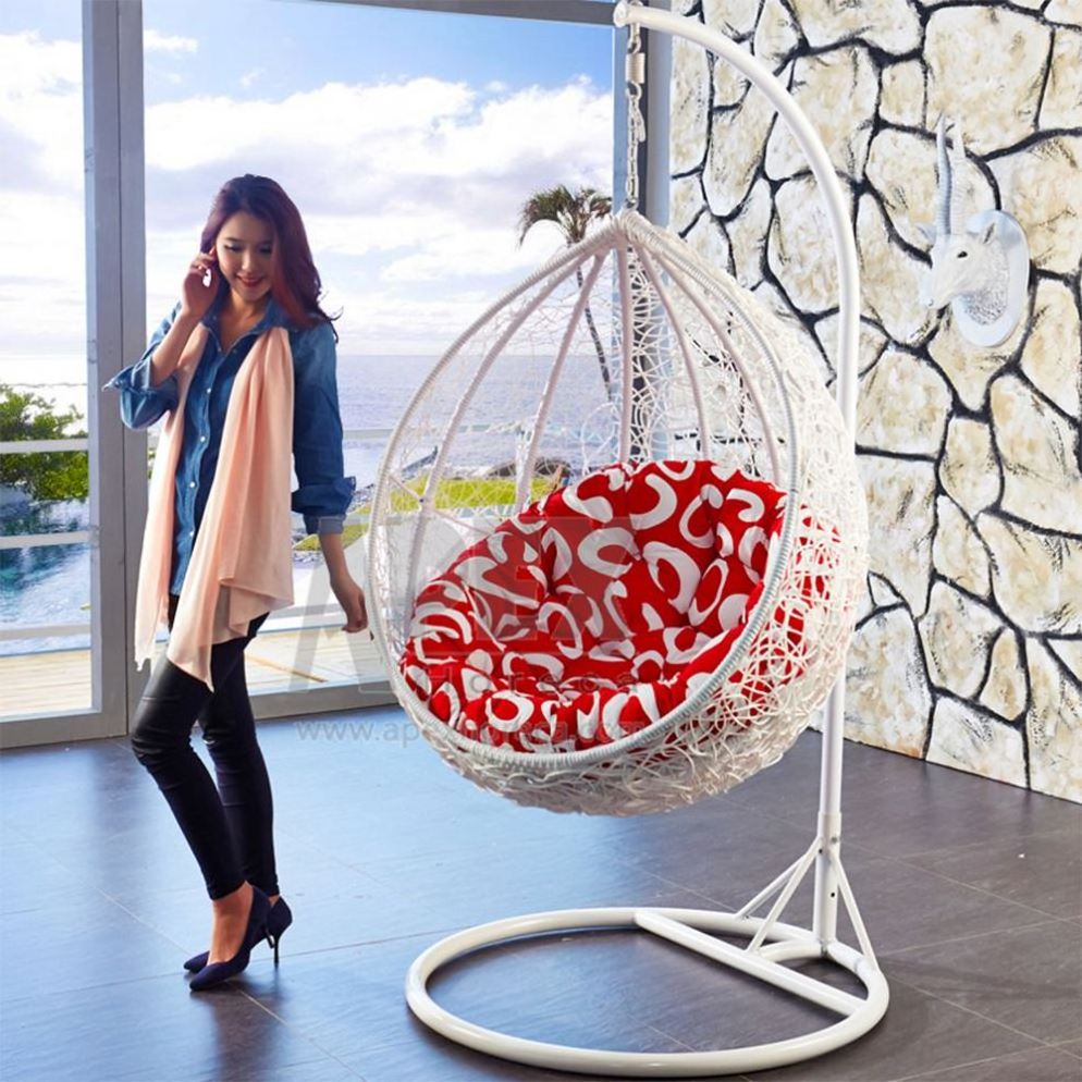 Custom hanging egg chair wooden dining chair modern Outdoor use Bird Nest Swing Chair for kids