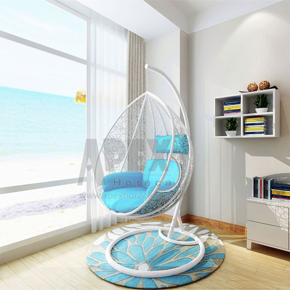 Custom hanging egg chair wooden dining chair modern Outdoor use Bird Nest Swing Chair for kids