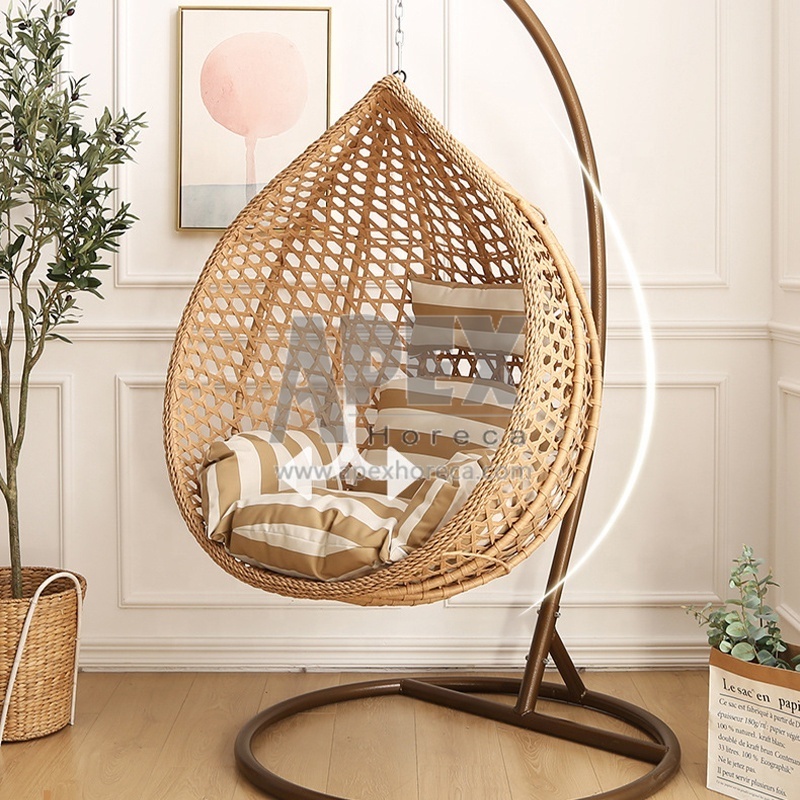 Hanging egg chair outdoor furniture hammock swing chair stand outdoor hanging basket chair patio swing