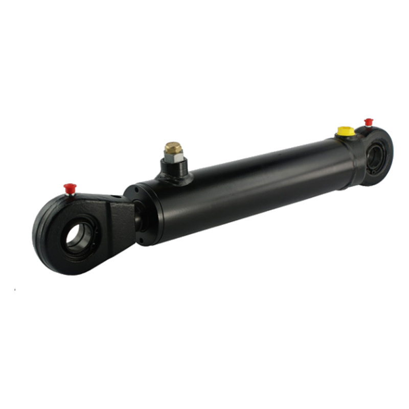 single acting hydraulic hollow ram oil cylinders jacks multi stage for small  dump trailer rear dumper tipper truck trailer