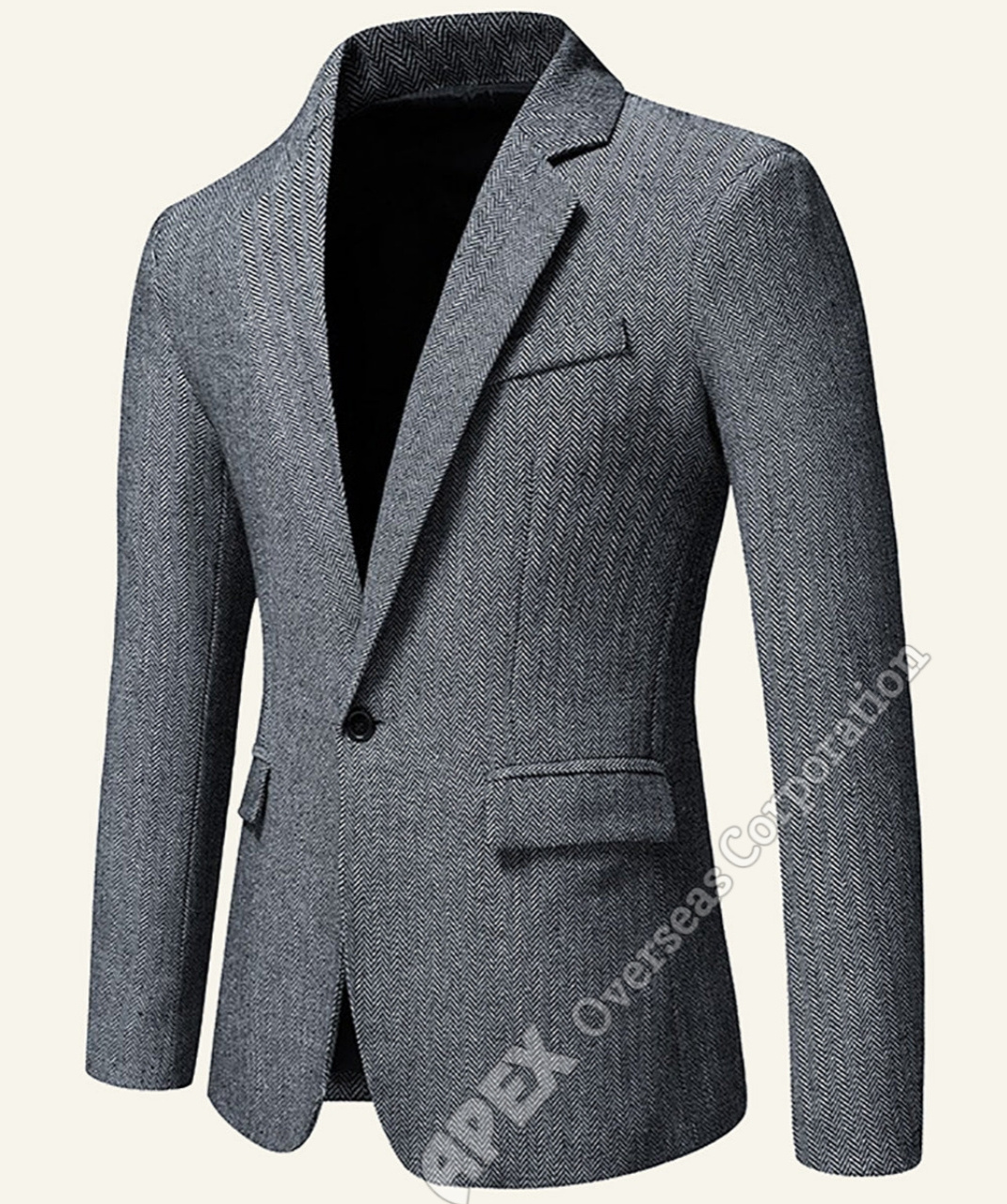 Window Products Full Canvas 2 Pieces Custom Bespoke Tailor Wool Fabric Blazer And Pant Suits For Men Slim Fit Official Uniform