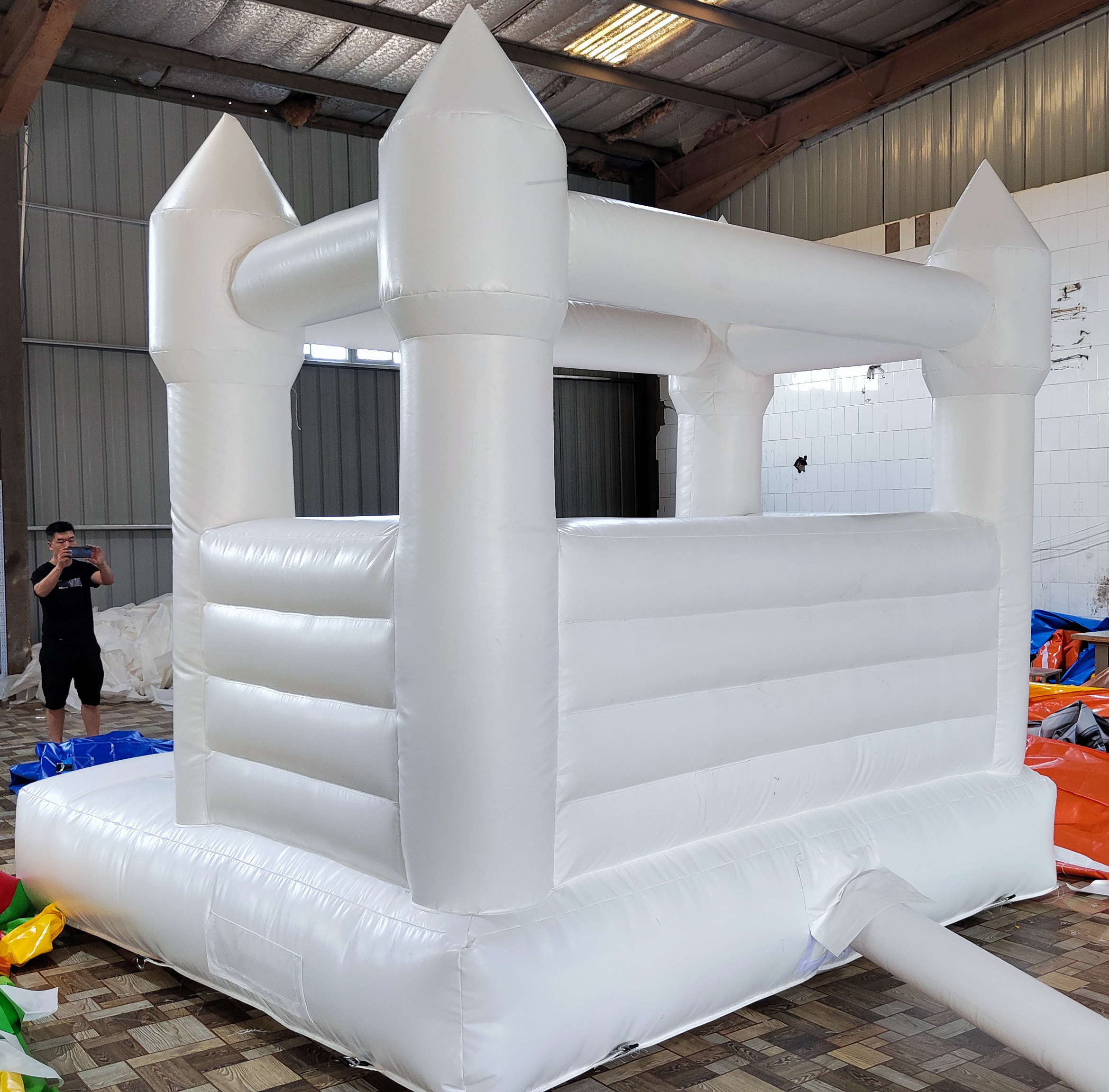 Commercial Outdoor Kids Inflatable Castle Bounce House Giant Panda Jumping Chateau Combo with PVC Includes Blower Accessory