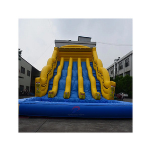 Factory Directly Commercial Inflatable castle Slide Used PVC Slip Slide For Adults And Kids  inflables tobogan