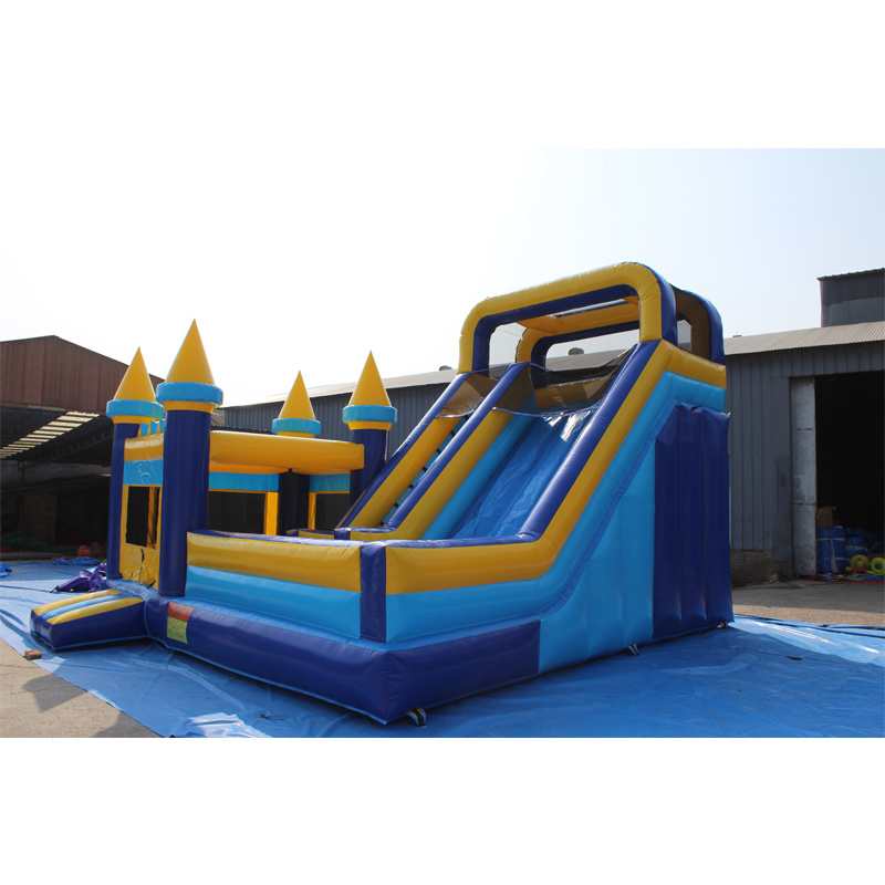 Large Outdoor PVC Inflatable Bouncy Castle with Maze Jumping Bouncer Kids Adult Fun City Playground Small Size Sea Shipping