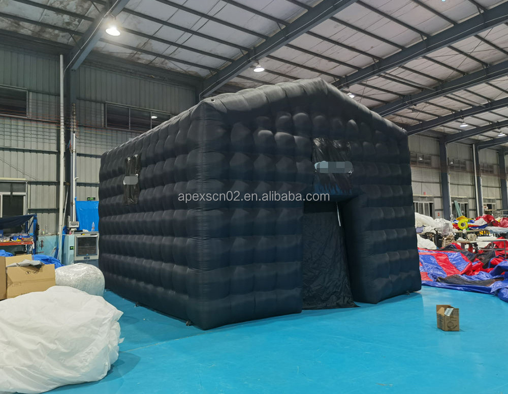 Inflatable-Nightclub Tent Portable Night Club Inflatable Party House Disco Light Inflatable Nightclub Led Cube Tent