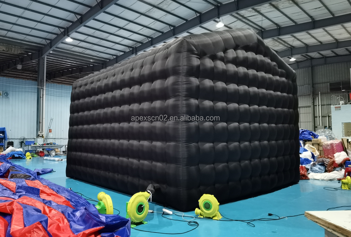 Inflatable-Nightclub Tent Portable Night Club Inflatable Party House Disco Light Inflatable Nightclub Led Cube Tent