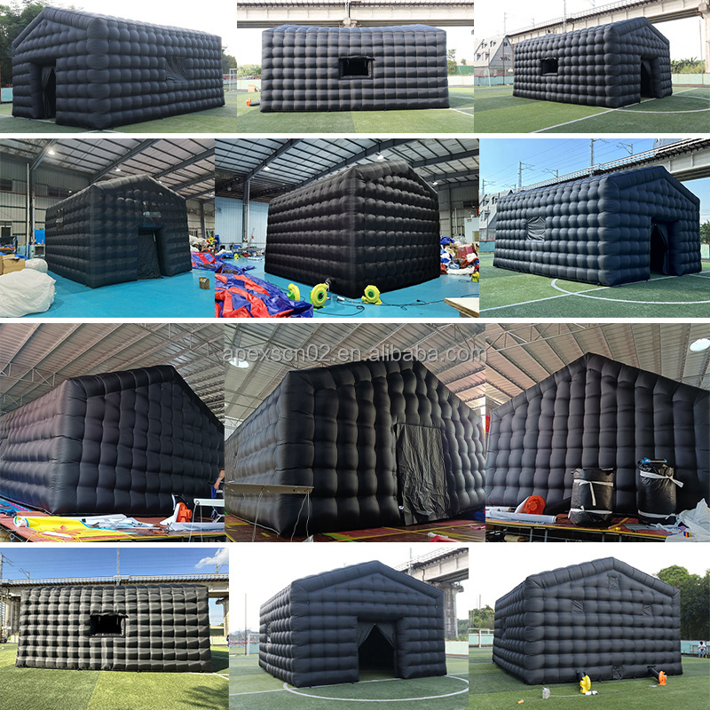 Inflatable-Nightclub Tent Portable Night Club Inflatable Party House Disco Light Inflatable Nightclub Led Cube Tent