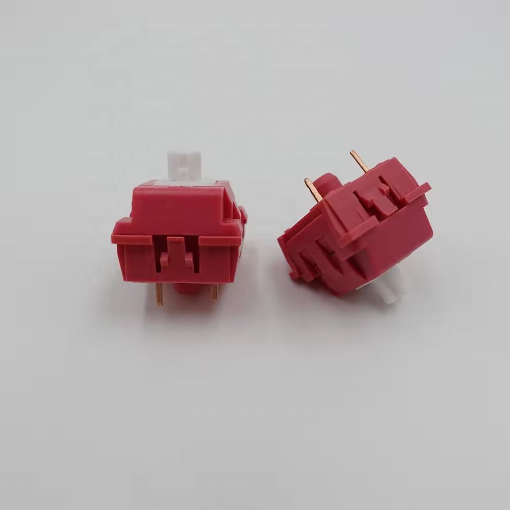 Wholesale Grape Fruit 3 Pins POM Axis 45g Switch Content Linear Switch for Gaming Mechanical Keyboards